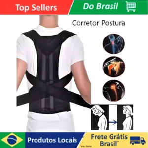 Corretor Postural de Coluna Unissex Regulável