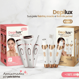 Depilador Elétrico 4 Em 1 Depilux
